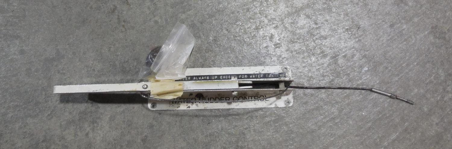 CESSNA 206 FLOAT PLANE WATER RUDDER CONTROL